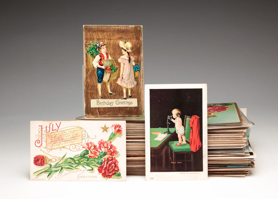 COLLECTION OF POSTCARDS. (1 of 3)