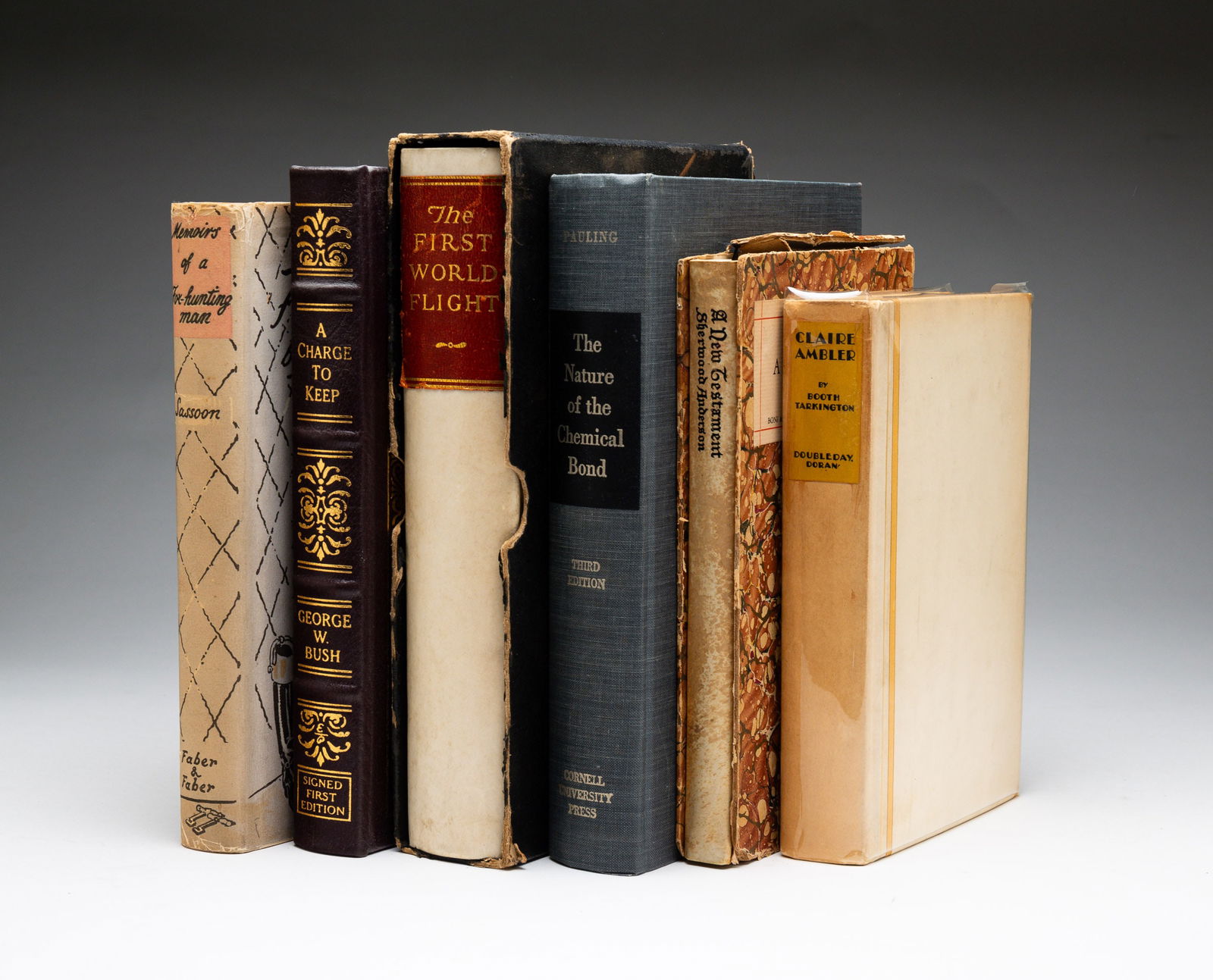 GROUP OF 6 BOOKS, AUTOGRAPHED BY AUTHORS, ECLECTIC SUBJECTS (1 of 1)