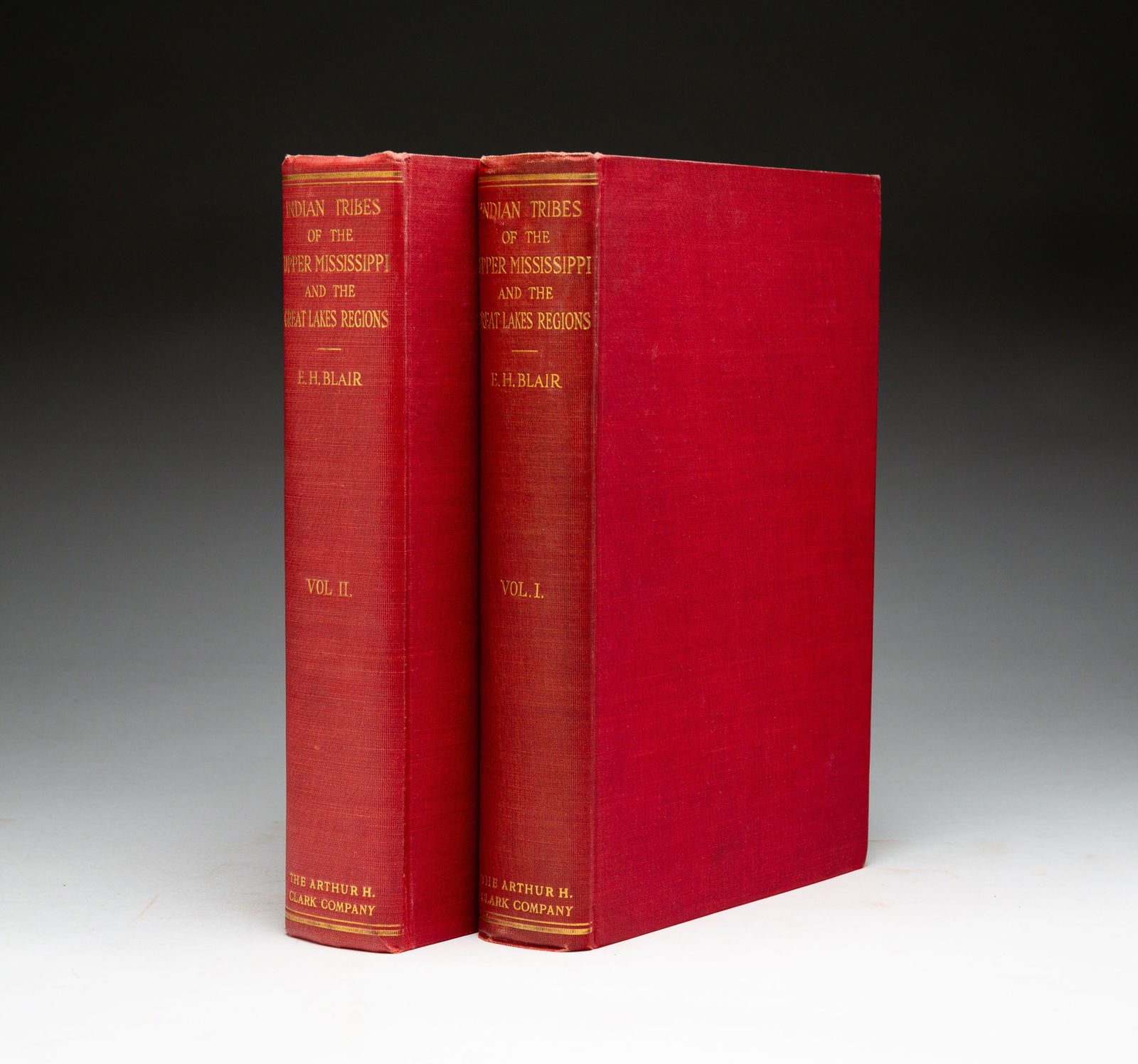 TWO VOLUME SET INDIAN TRIBES BY E.H. BLAIR. (1 of 5)