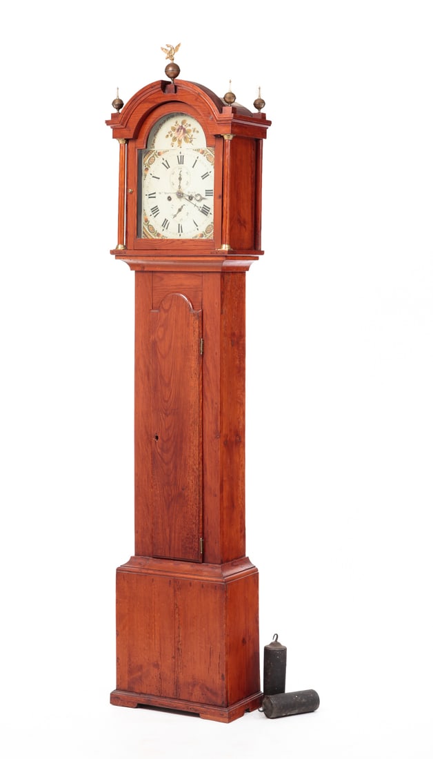 SCOTTISH TALL CASE CLOCK. (1 of 11)