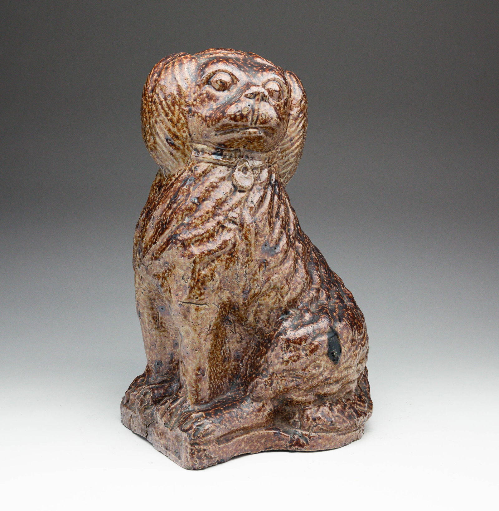 OHIO SEWER TILE SEATED DOG. (1 of 6)