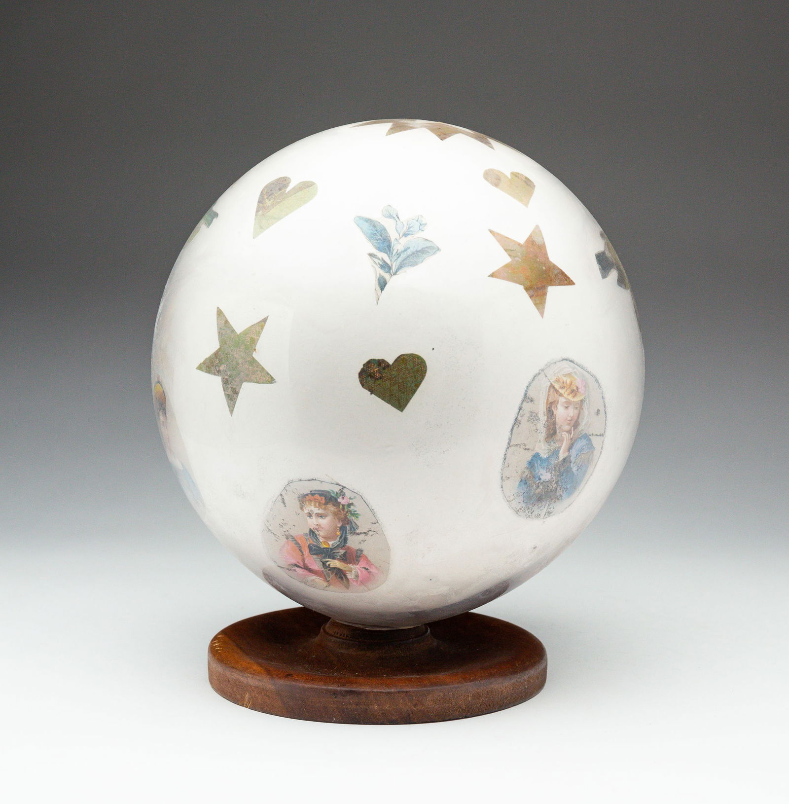 VICTORIAN GAZING BALL. (1 of 8)