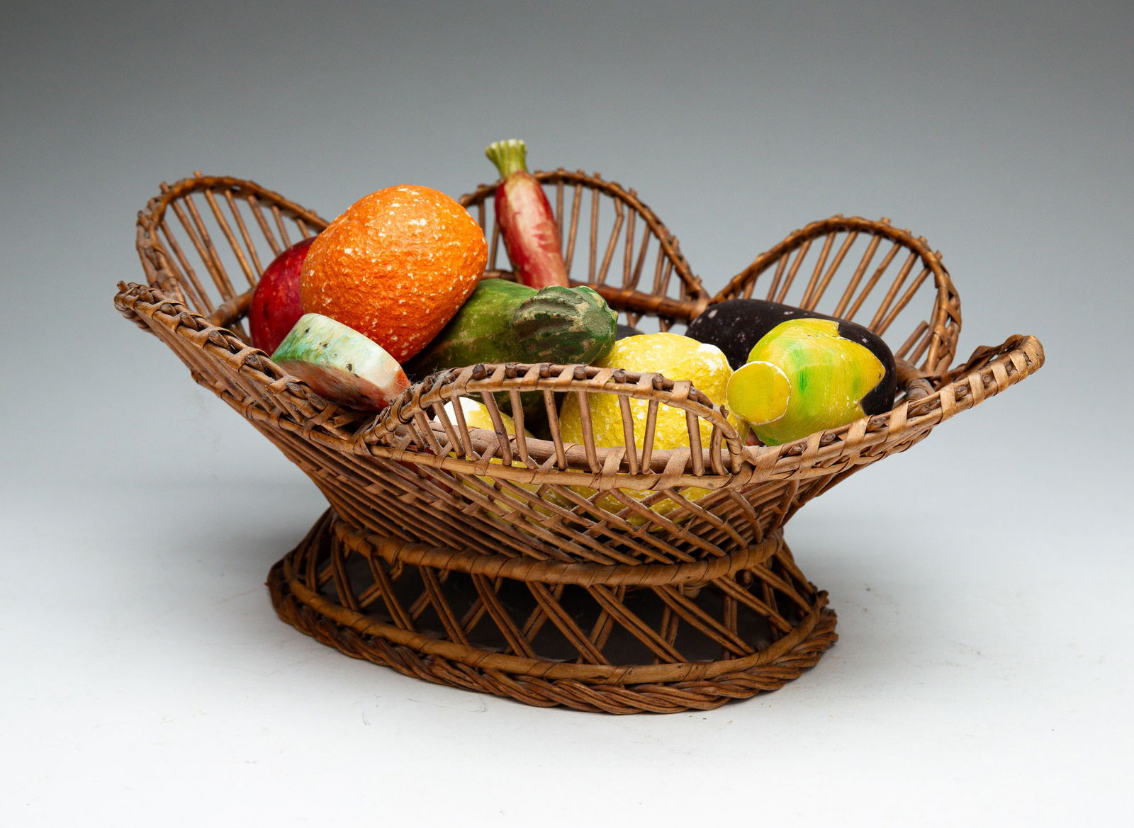 GROUP OF STONE FRUIT AND VEGETABLES. (1 of 5)