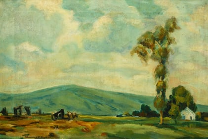 IN THE MANNER OF CHAUNCEY FOSTER RYDER "THE HIGHLAND FARM".