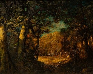 NARCISSE-VIRGILIO DIAZ DE LA PENA (1807-1876) "FOREST LANDSCAPE".