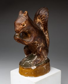 CHALKWARE SQUIRREL.