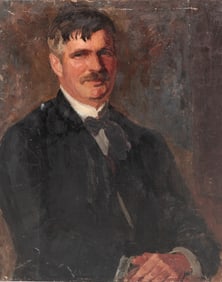 PORTRAIT OF A MAN BY ROBERT BOLLING BRANDEGEE.