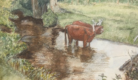 OXEN BY ROBERT BOLLING BRANDEGEE.