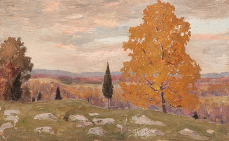 AUTUMN FIELDS BY ROBERT BOLLING BRANDEGEE.