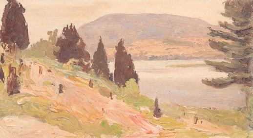 MOUNTAIN LAKE BY ROBERT BOLLING BRANDEGEE.