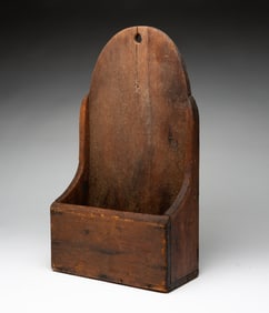 PRIMITIVE SOFTWOOD HANGING CANDLE BOX.