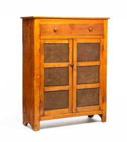 PUNCHED TIN PIE SAFE.