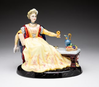 ROYAL DOULTON LUCREZIA BORGIA FIGURINE.