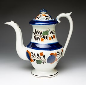 LEEDSWARE COFFEE POT.