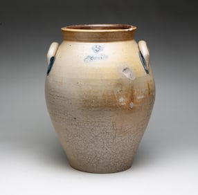 S. PURDY STONEWARE JAR.