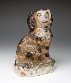 CHALK WARE SPANIEL.
