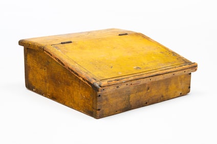 PAINTED COUNTER TOP CLERK'S DESK.