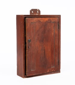 "HARPER AND BROTHERS" HANGING LIBRARY CABINET.