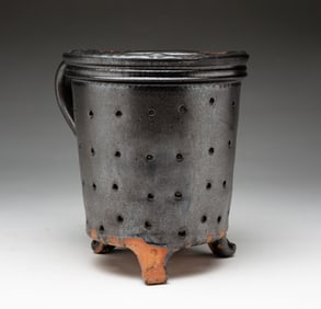 REDWARE CHEESE PRESS.