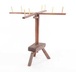 ENGLISH CANDLE RACK.