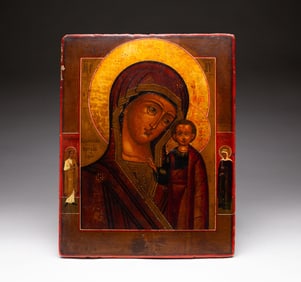 MADONNA AND CHILD ICON.
