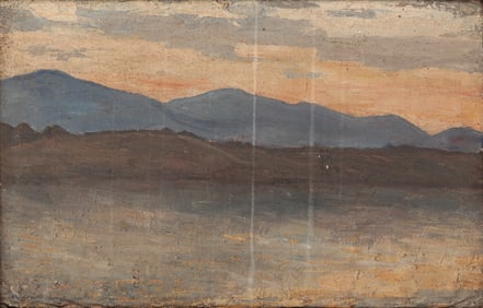 MOUNTAIN LANDSCAPE BY ROBERT BOLLING BRANDEGEE.