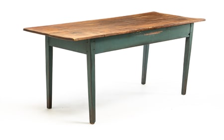 COUNTRY HEPPLEWHITE WORK TABLE.