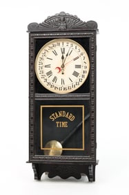 AMERICAN NEW HAVEN CALENDAR WALL CLOCK.