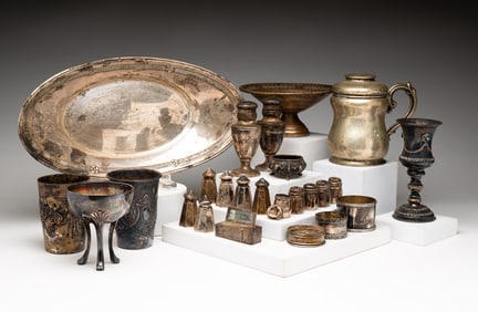 GROUP OF MISCELLANEOUS STERLING SILVER.