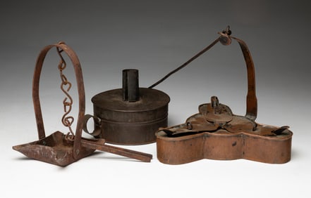 THREE PIECES OF LIGHTING.