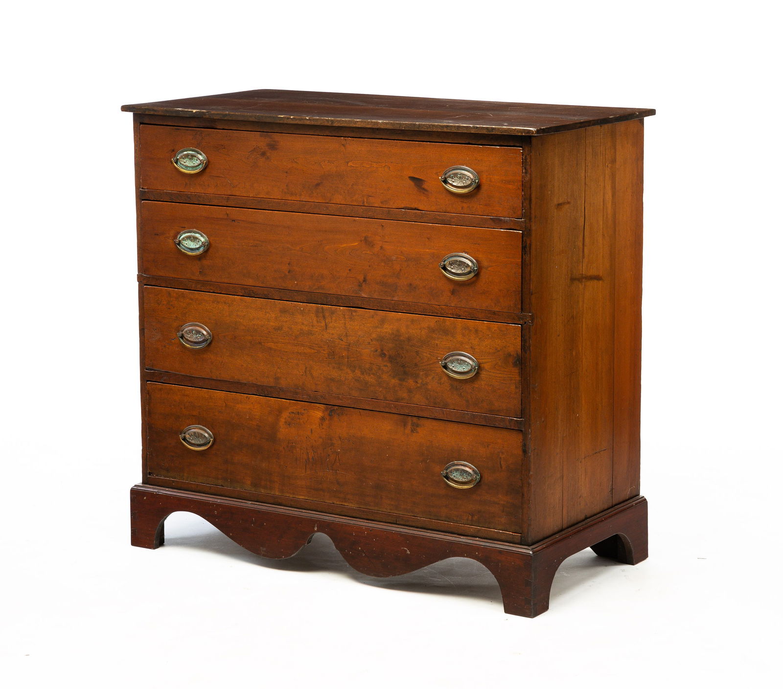 CHIPPENDALE CHEST OF DRAWERS. (1 of 4)