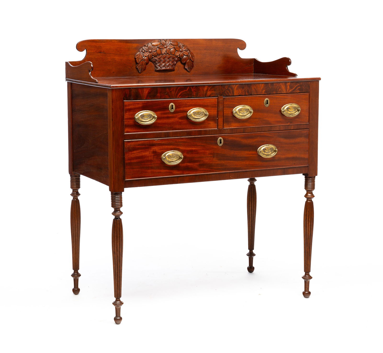 SHERATON SMALL SIDEBOARD. (1 of 6)