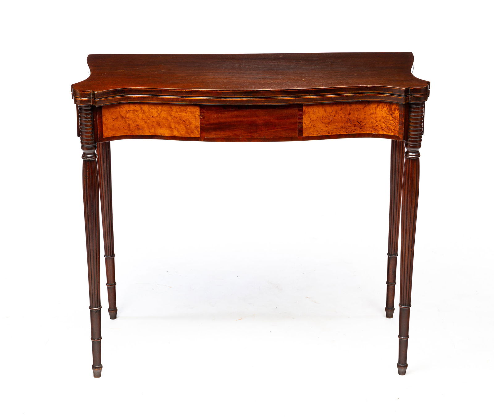 SHERATON CARD TABLE. (1 of 4)