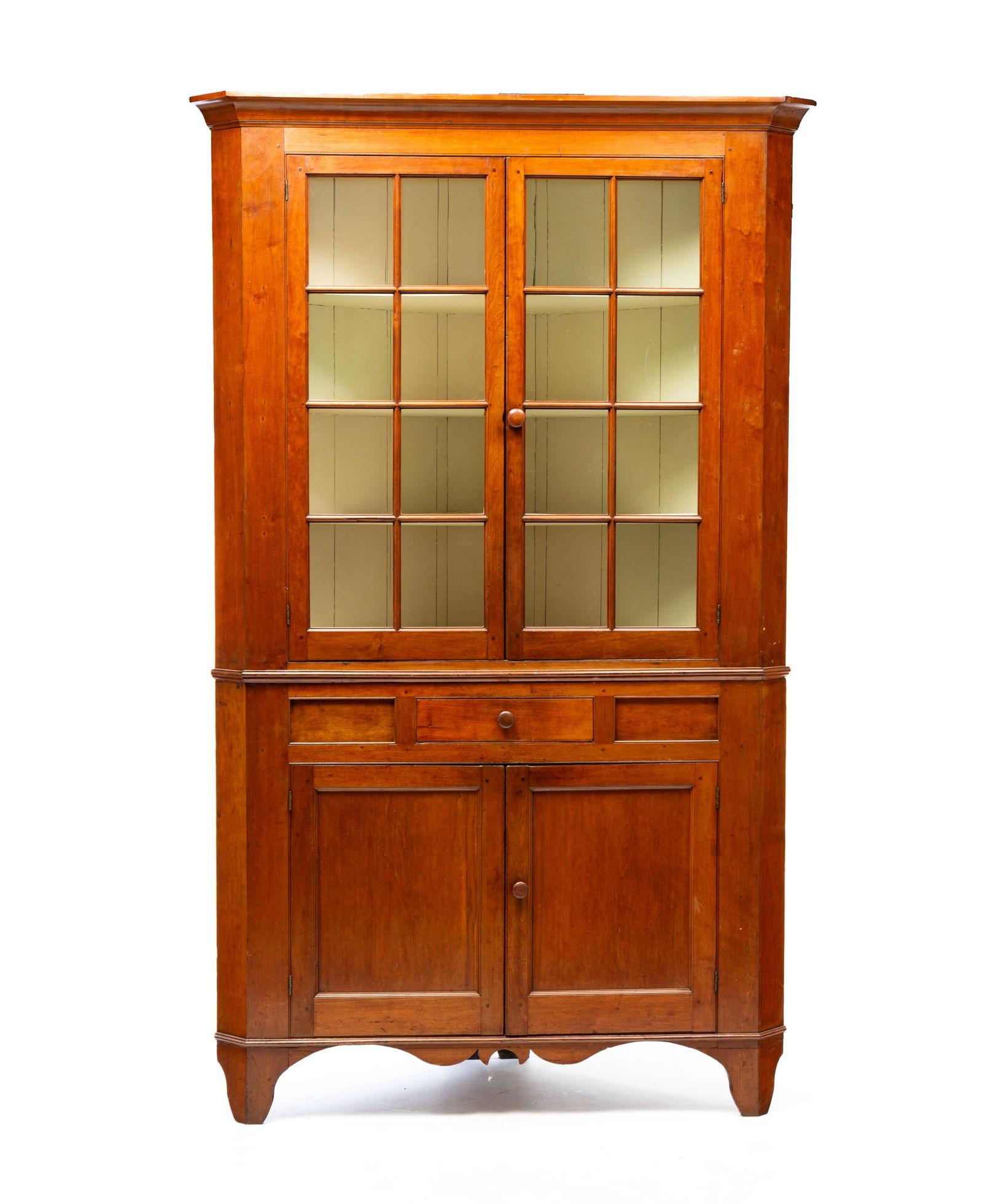 COUNTRY CORNER CUPBOARD. (1 of 6)