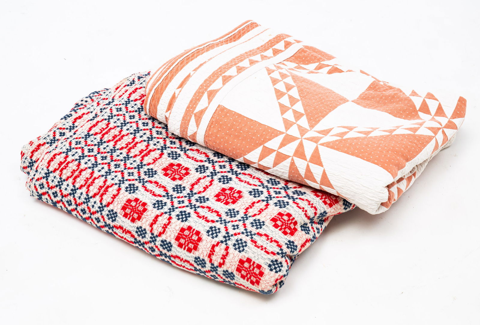 TWO BED COVERINGS. (1 of 5)