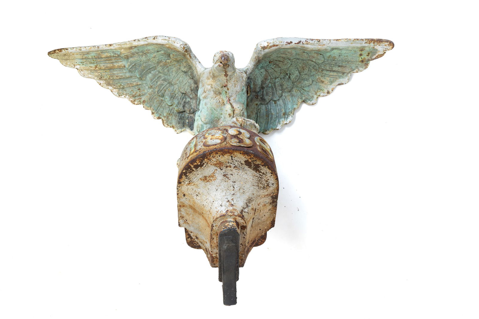 CAST IRON EAGLE FINIAL. (1 of 4)