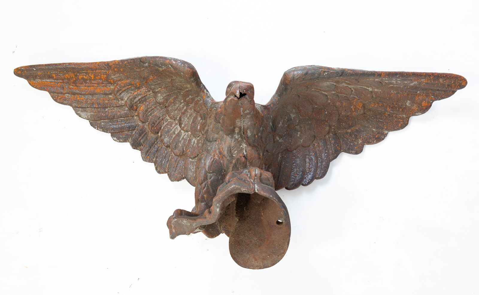 CAST IRON EAGLE FINIAL. (1 of 2)