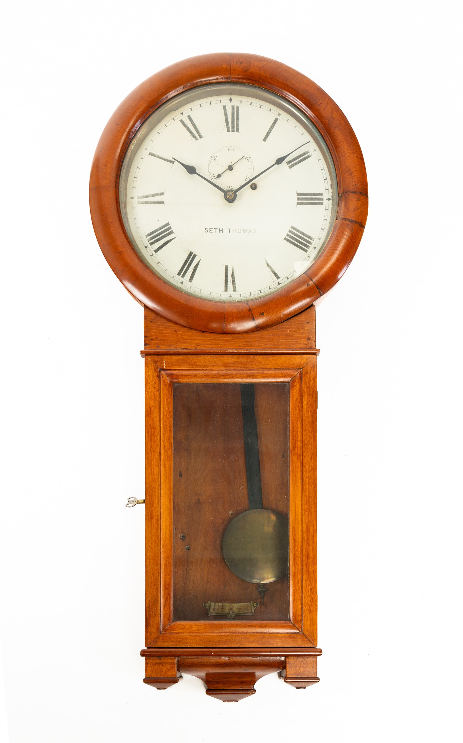 SETH THOMAS WALL CLOCK. (1 of 6)