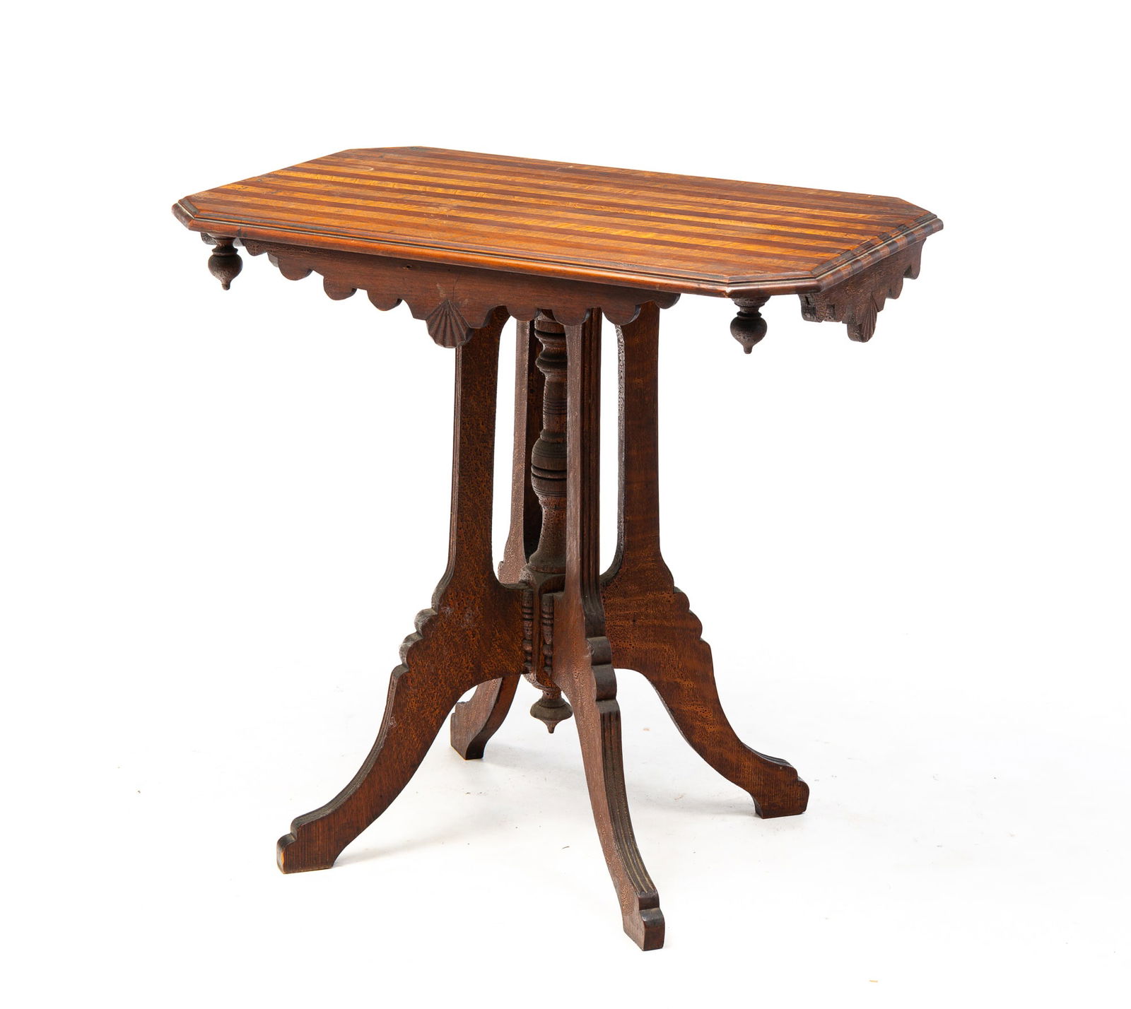 EASTLAKE VICTORIAN PARLOR STAND. (1 of 3)