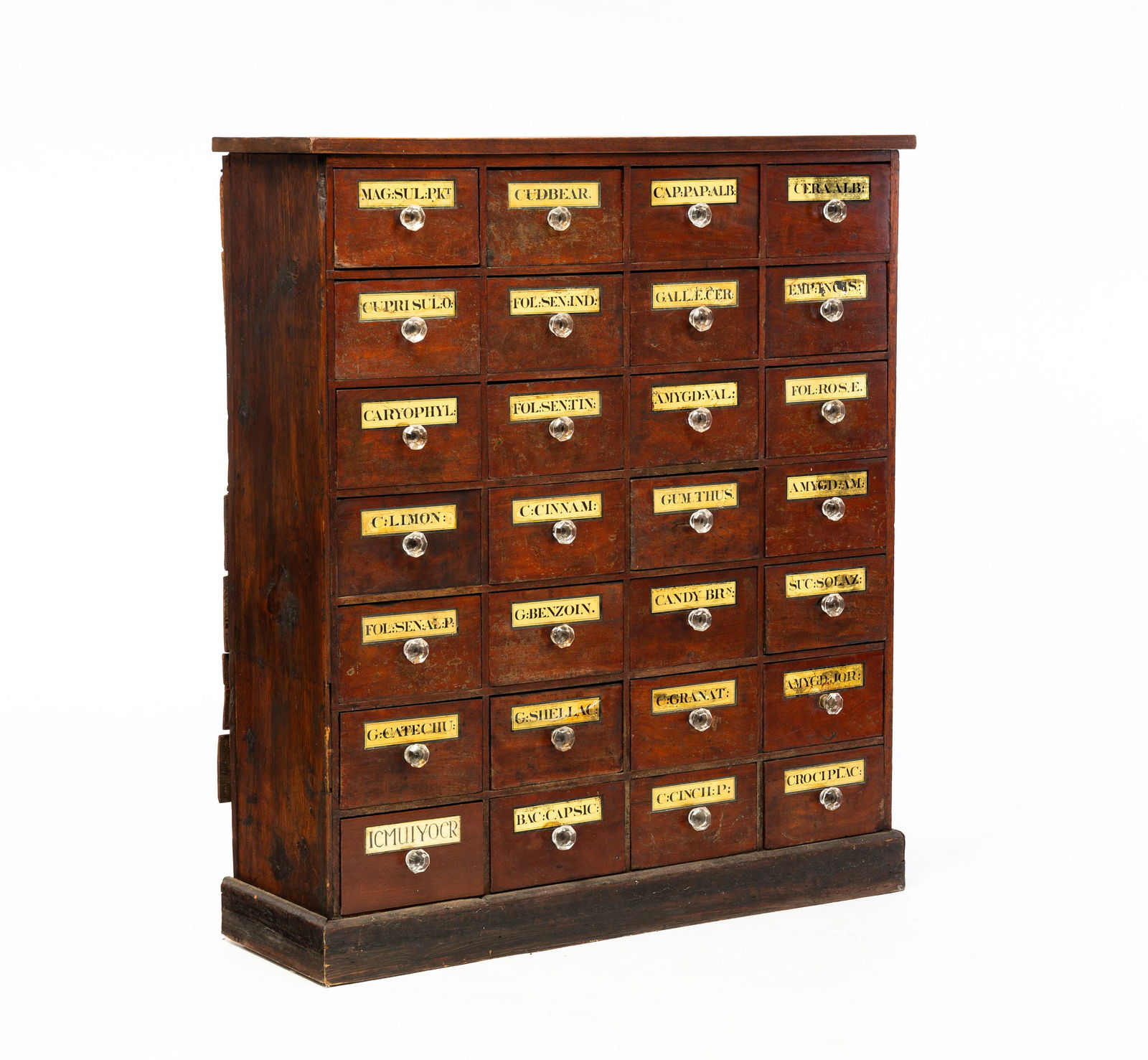 TWENTY-EIGHT DRAWER APOTHECARY CHEST. (1 of 7)