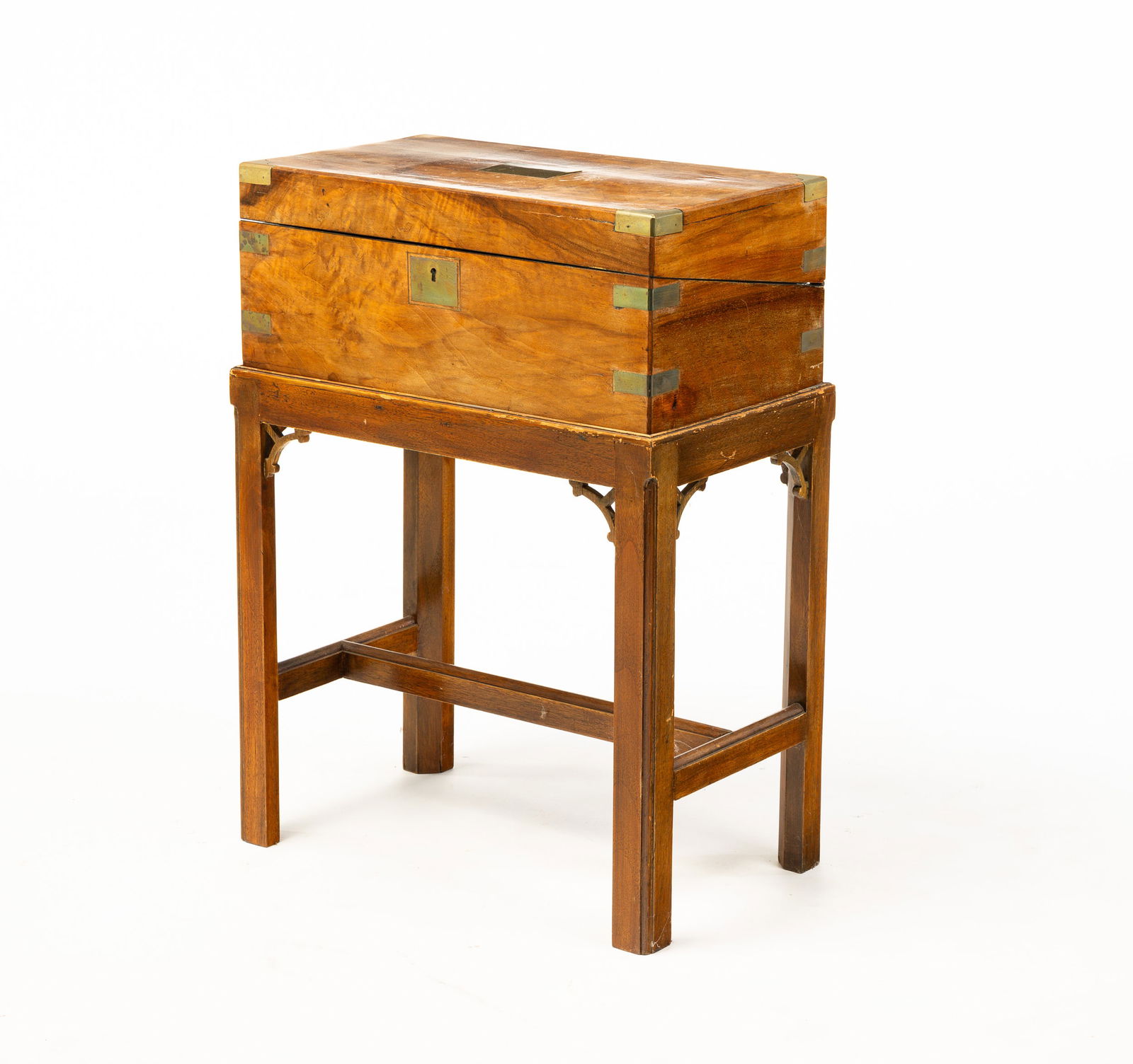 CAMPAIGN LAP DESK ON STAND. (1 of 6)