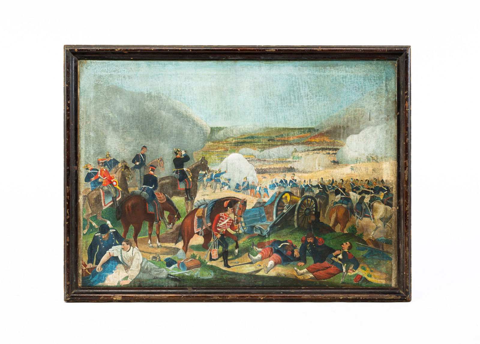 UNKNOWN ARTIST "BATTLE SCENE". (1 of 3)