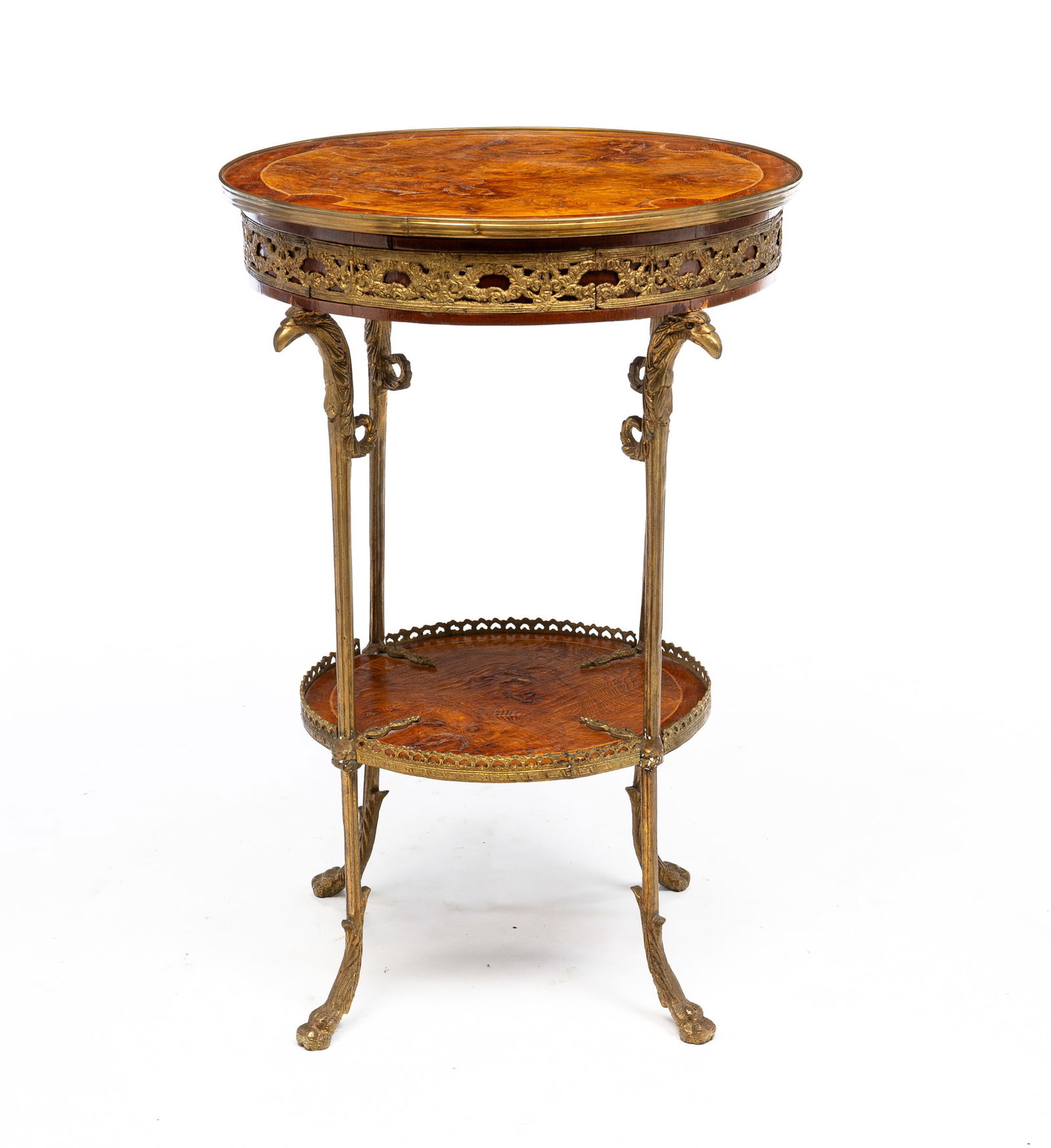 INLAID OCCASIONAL TABLE. (1 of 4)