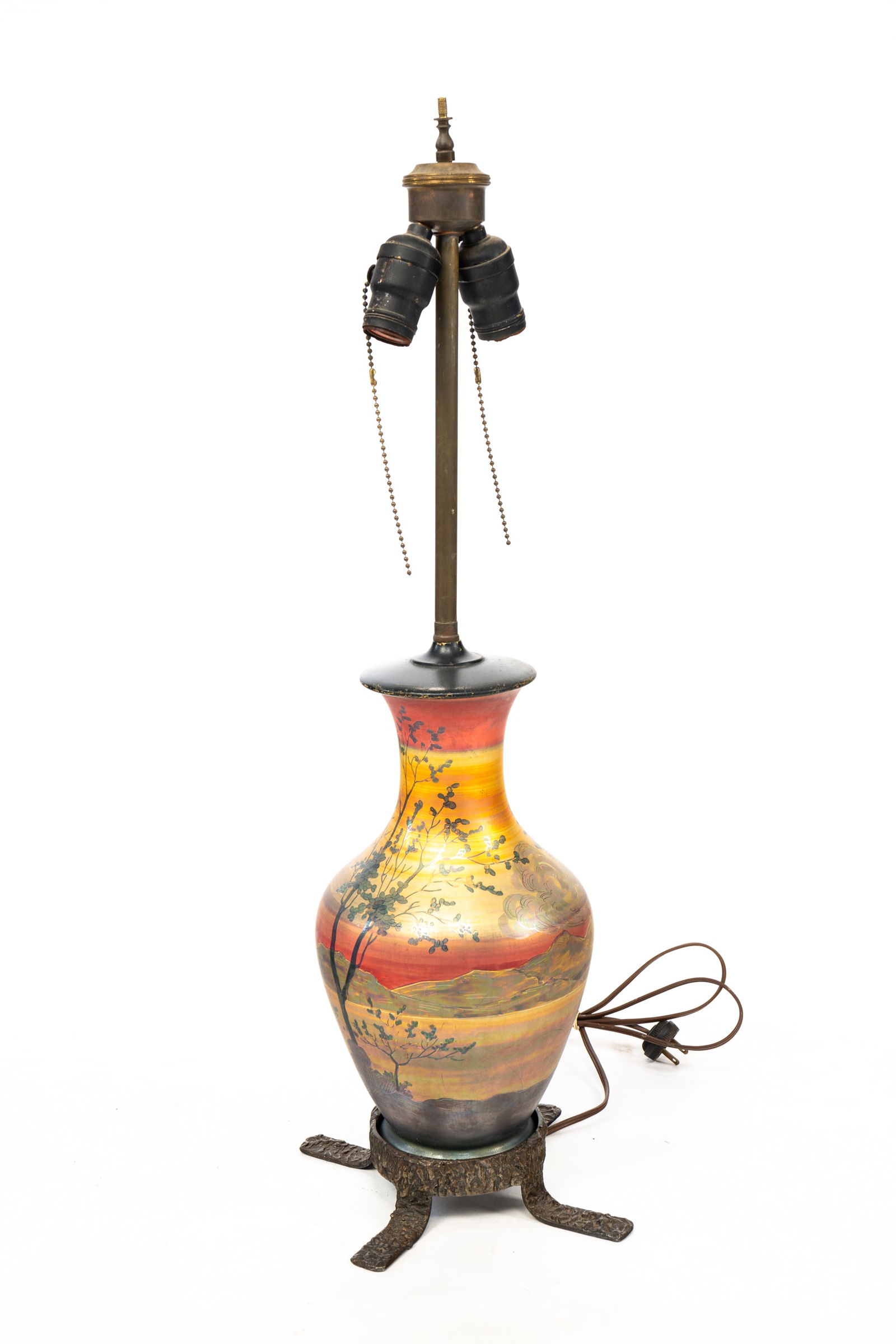 TWO PIECES OF OHIO ART POTTERY. (1 of 9)