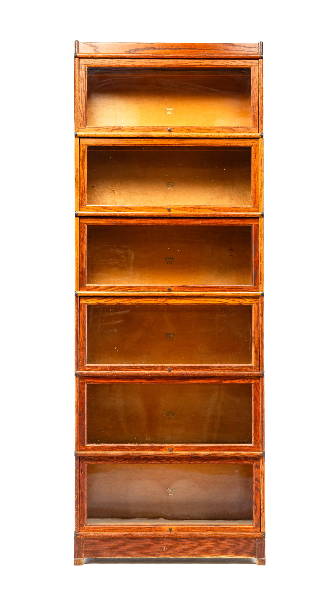 MACEY'S SIX SECTION STACKING BOOKCASE. (1 of 8)