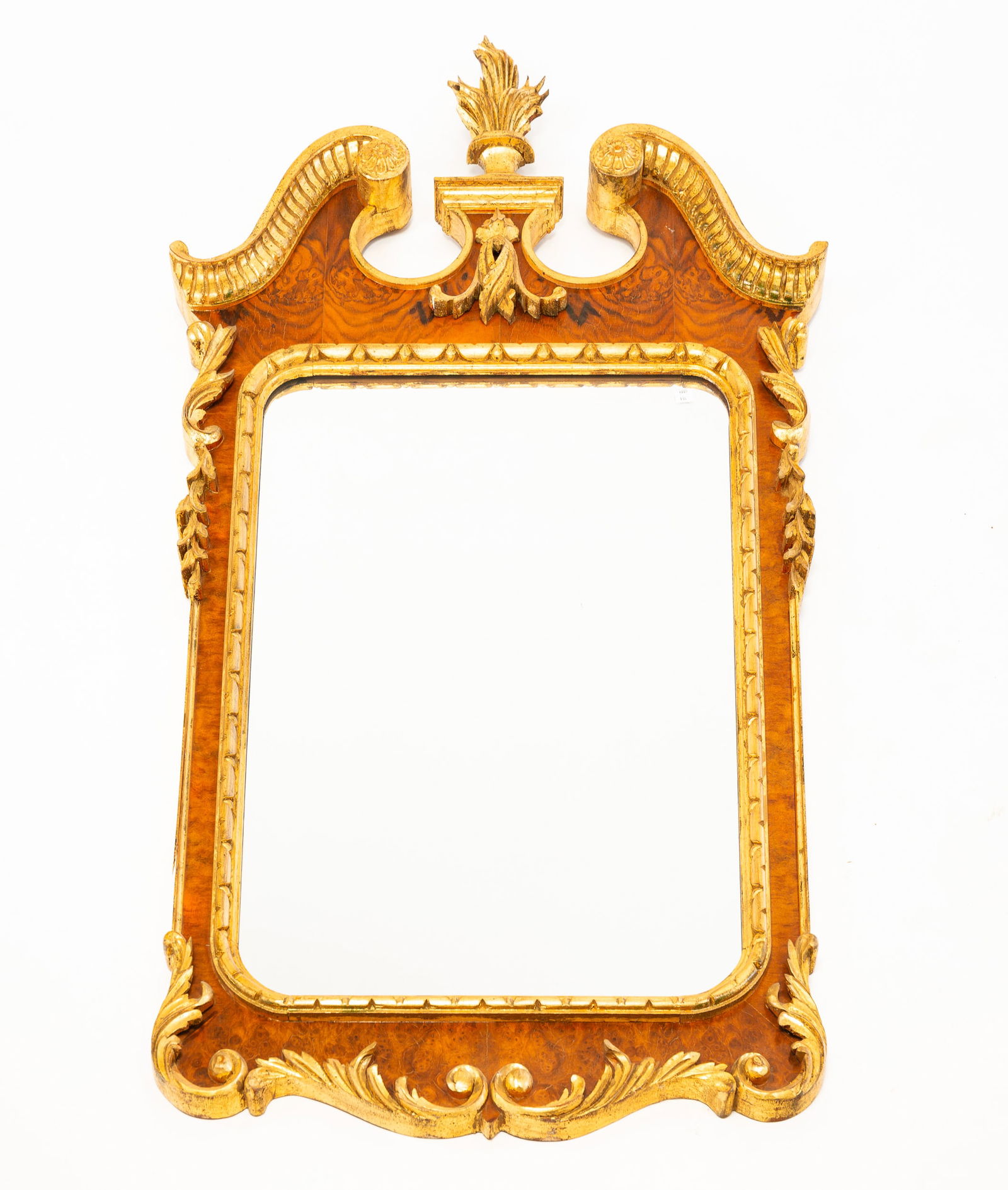 CHIPPENDALE STYLE MIRROR. (1 of 4)
