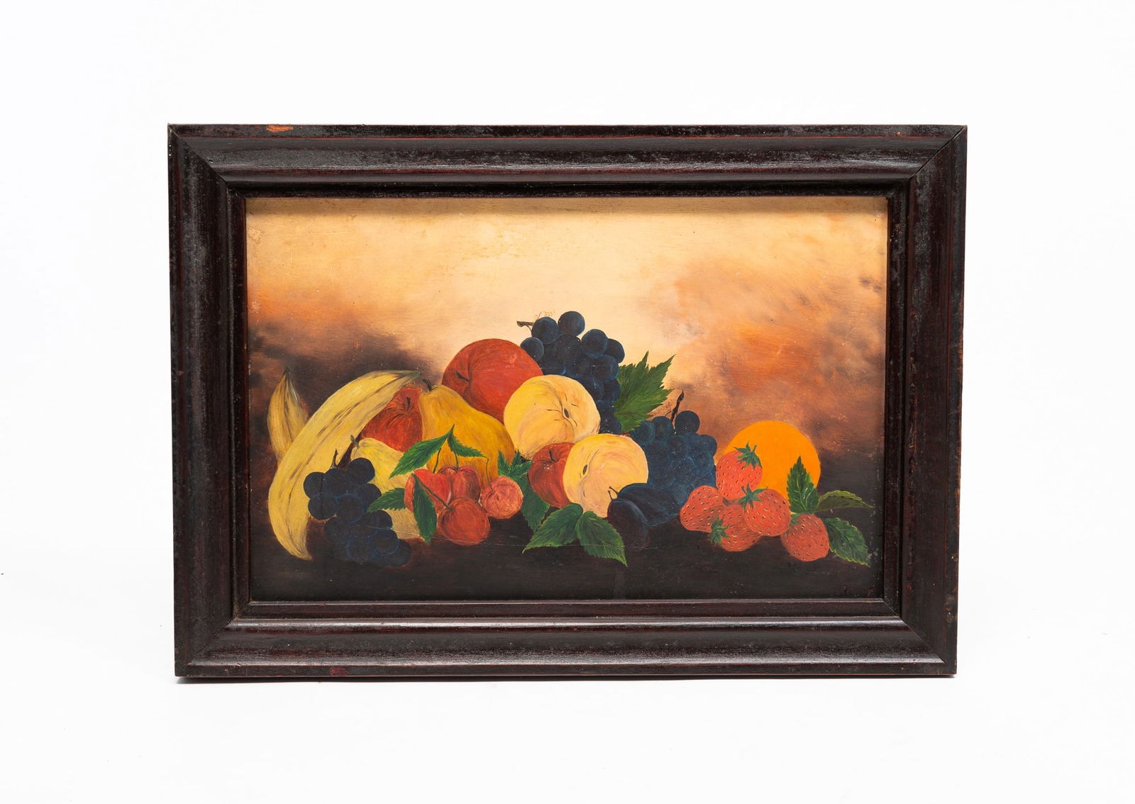 UNKNOWN ARTIST, PRIMITIVE STILL LIFE PAINTING. (1 of 4)