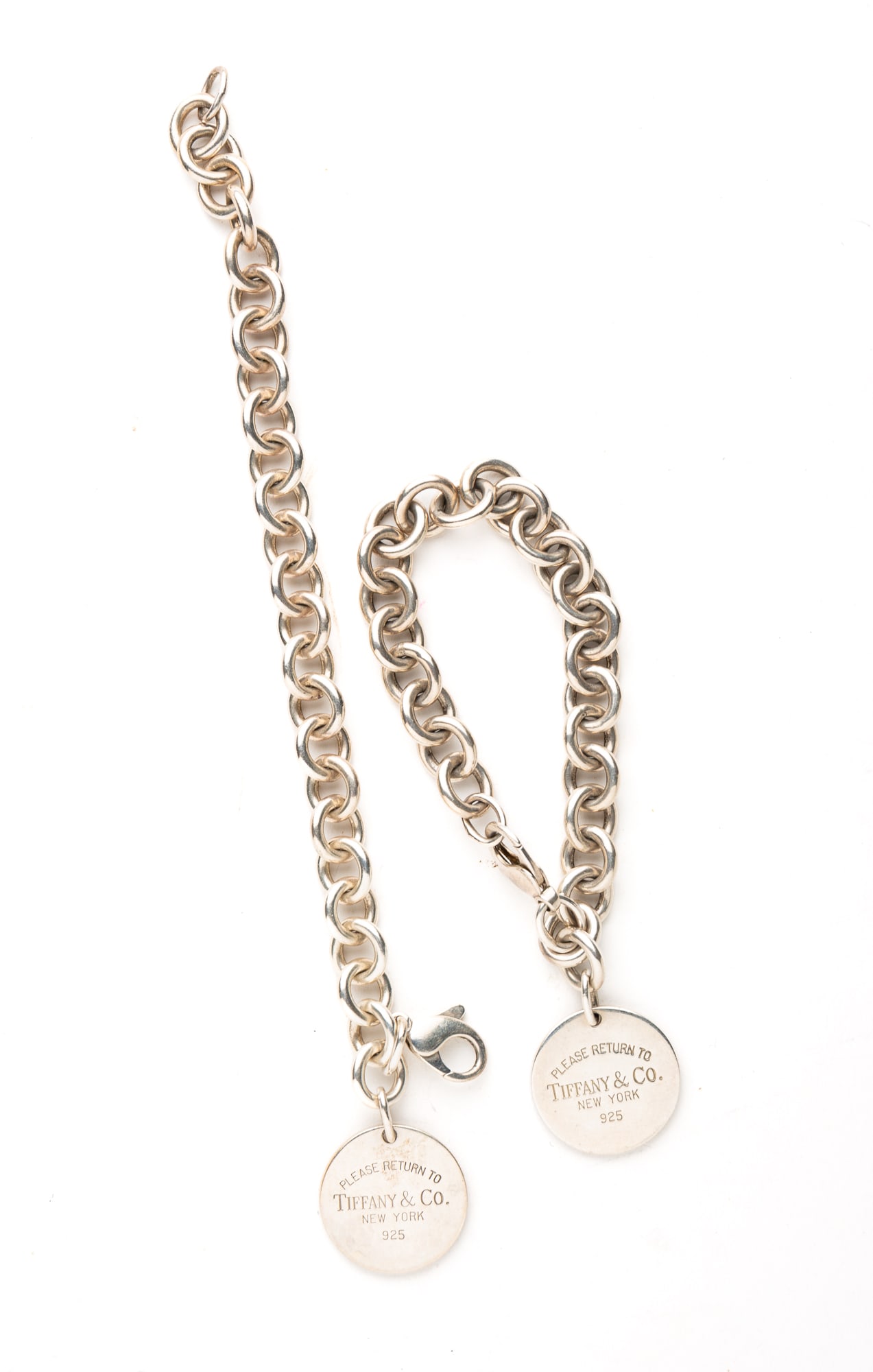 TWO TIFFANY & CO. "RETURN TO TIFFANY" BRACELETS. (1 of 3)