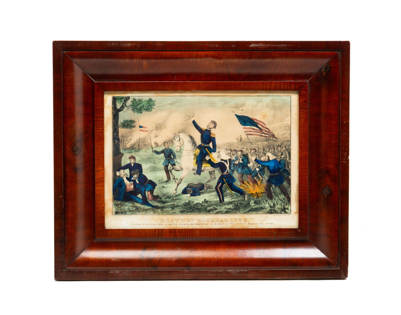 CURRIER AND IVES BATTLE LITHOGRAPH. (1 of 4)