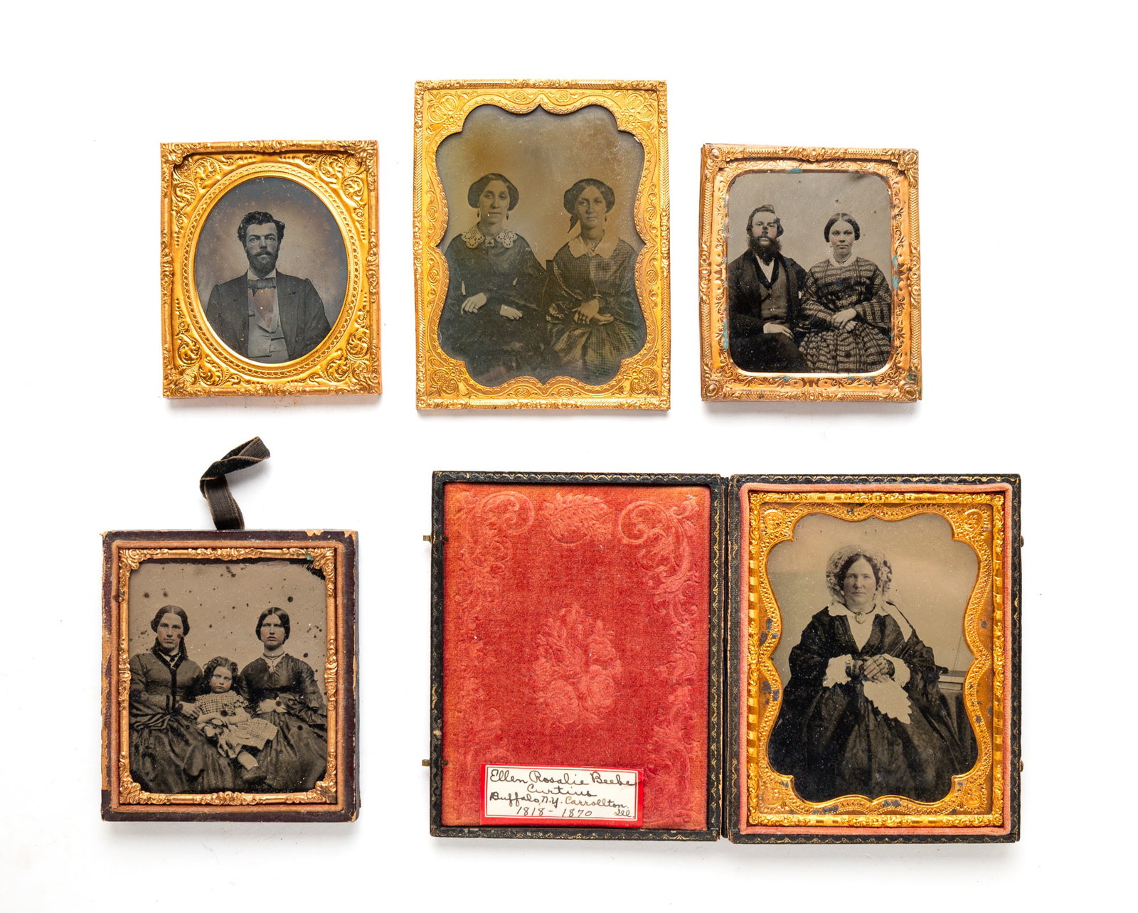 FIVE FRAMED PORTRAIT IMAGES. (1 of 8)